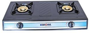 Bruhm 2 Burner Stainless Steel Table Top Cooker