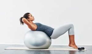 Exercise ball for your home workouts