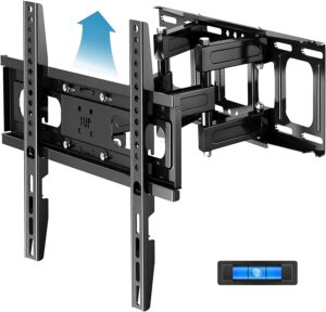 The TV can be oriented in numerous ways depending on the viewer's position.